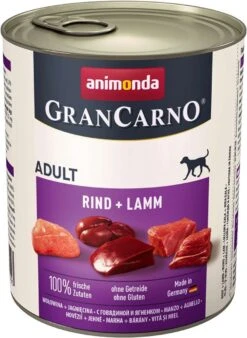 Animonda Grancarno – Adult Rund + Lam 6 X 800 Gr ( Honden Natvoer )
