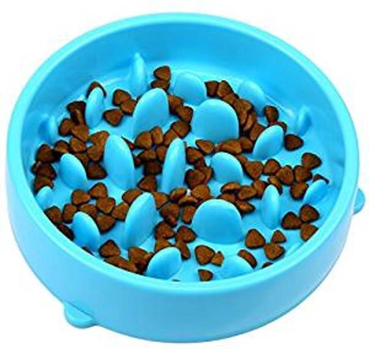 Anti Schrok Voerbak Blauw – Antischrokbak- Eetbak-Hondenbak- Slow Feeder 1 Anti Schrok Voerbak Blauw – Antischrokbak- Eetbak-Hondenbak- Slow Feeder