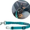 Autogordel Voor Honden – Turquoise – Voor Optimale Veiligheid Onderweg Voor Hond En Baasje – Schok Absorberend – Hondengordel – Voor Alle Honden – Bestand Tegen Grote Krachten – Geschikt Voor Bijna Alle Auto’s