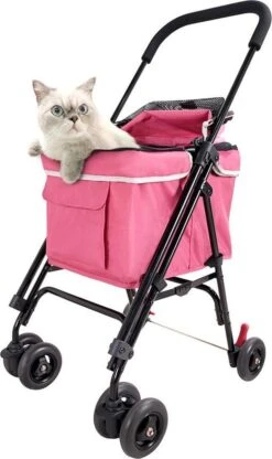 Compacte Hondenbuggy Astro Go Lite Geschikt Voor Openbaar Vervoer – ROSE