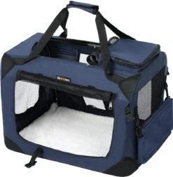 Feandrea Draagtas Voor Dieren – Transporttas – Hondentas – Reistas Honden – Hondenbox – Draagtas Voor Katten – 60 X 40 X 40 Cm
