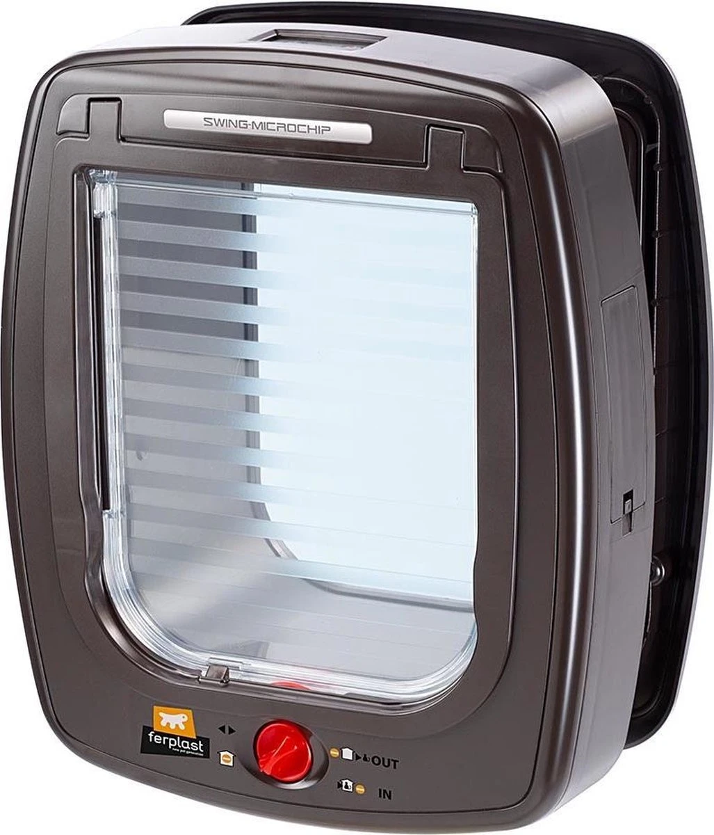 Ferplast Katten- En Hondenluik Microchip Bruin/transparant 1 Ferplast Katten- En Hondenluik Microchip Bruin/transparant