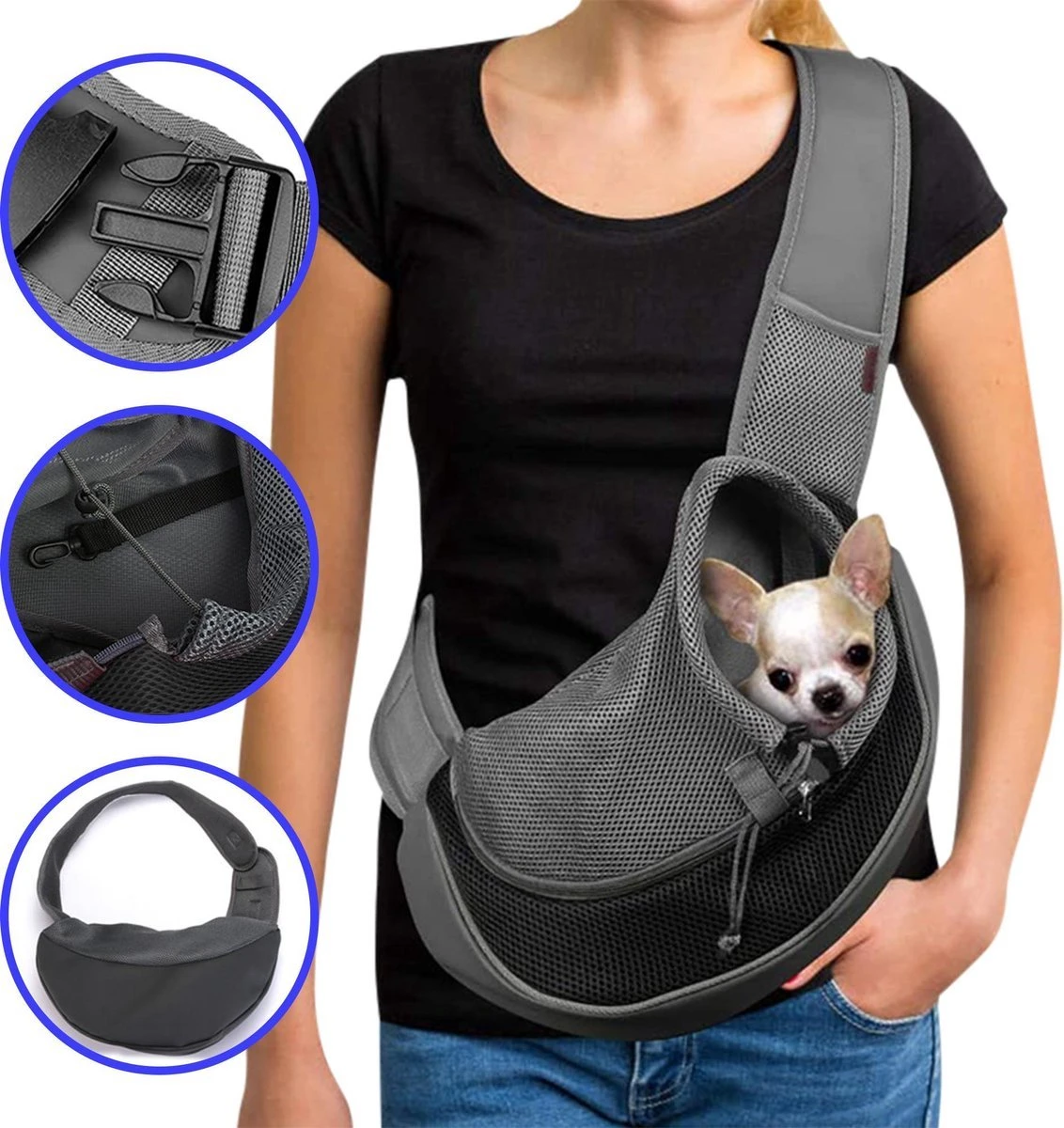 Honden Draagtas – Honden Draagzak – Hondentas – Draagzak Hond – 46 X 25 CM – Draagtas Hond Tot 10 KG 1 Honden Draagtas – Honden Draagzak – Hondentas – Draagzak Hond – 46 X 25 CM – Draagtas Hond Tot 10 KG