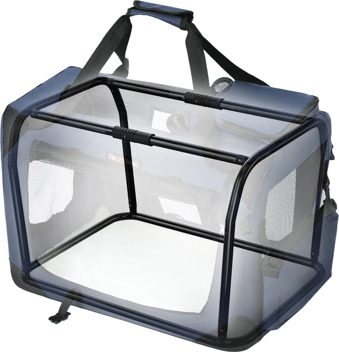 Hondentas – Dierentas – Hondenbox – Gemaakt Van Oxford Stof – 50 X 35 X 35 Cm 1 Hondentas – Dierentas – Hondenbox – Gemaakt Van Oxford Stof – 50 X 35 X 35 Cm