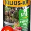 Julius K9 Julius-K9 – Hondenvoer – Blikvoer – Natvoer – Paté – Adult – Meatmix – 10 X 400g