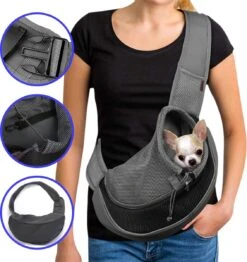 KEMMA – Draagtas Hond En Kat – Hondentas – Honden Draagtas – Draagzak Hond – 46 X 25cm – Draagtas Hond Tot 10KG