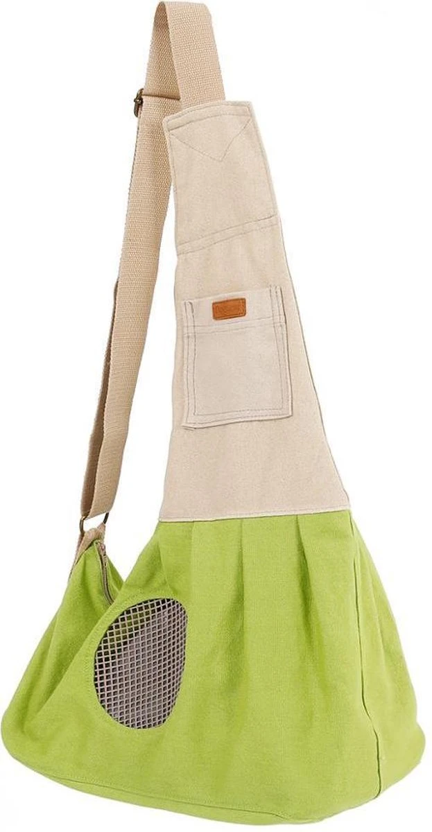 Klassieke Schoudertas Om Je Hondje Of Katje Mee Te Dragen – Kattentas – Hondentas – GREEN 1 Klassieke Schoudertas Om Je Hondje Of Katje Mee Te Dragen – Kattentas – Hondentas – GREEN