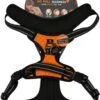 Spotted! PRO Harnas No-Pull – Hondentuigje Met QR-penning – Hondenharnas Anti Trek – Waterproof – Borstomvang 72-85 Cm – Maat L – Oranje
