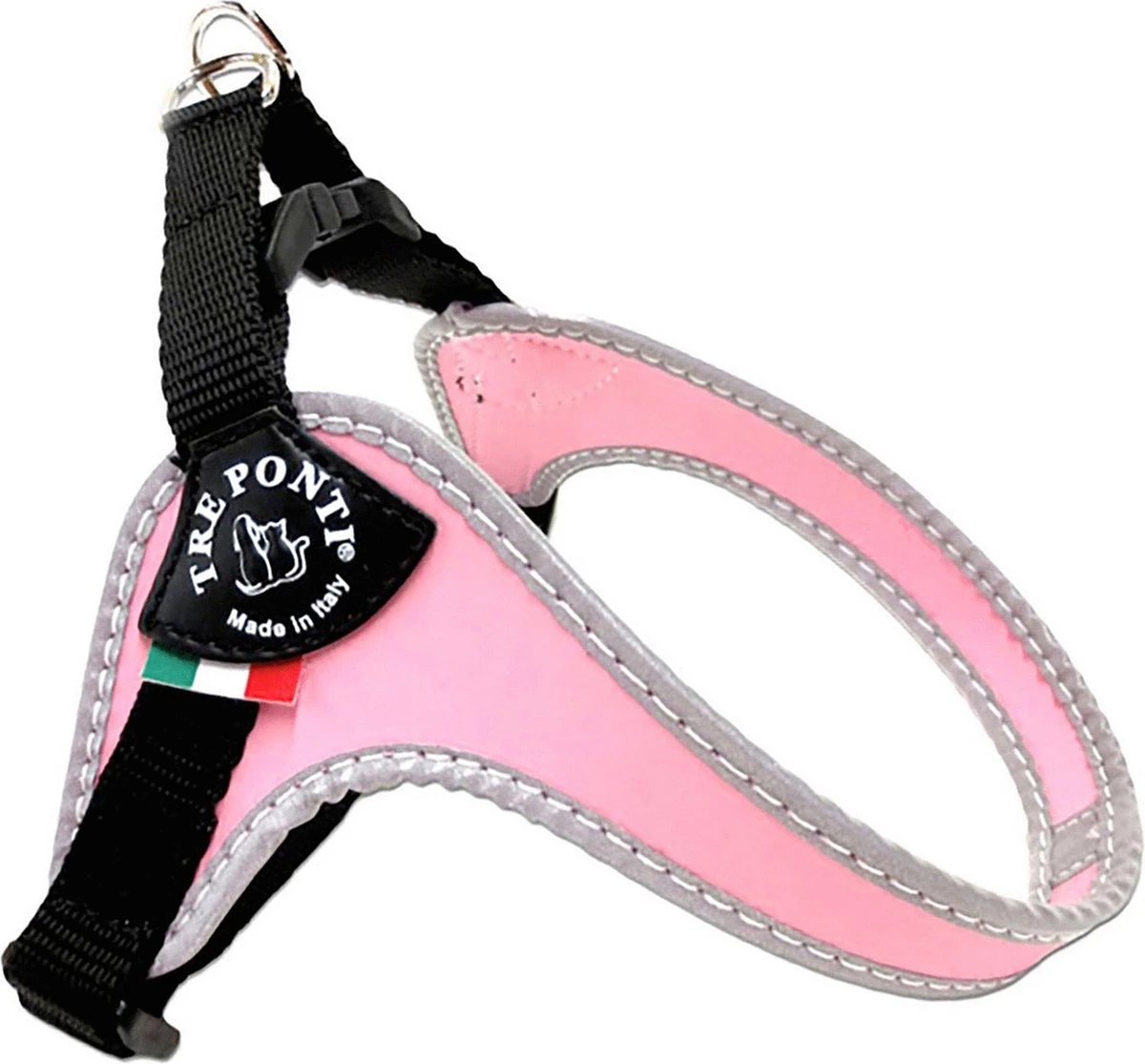 Tre Ponti Fibbia Basic Tuig Roze&Reflecterend – Hondenharnas – 28 – 37 Cm 1 Tre Ponti Fibbia Basic Tuig Roze&Reflecterend – Hondenharnas – 28 – 37 Cm