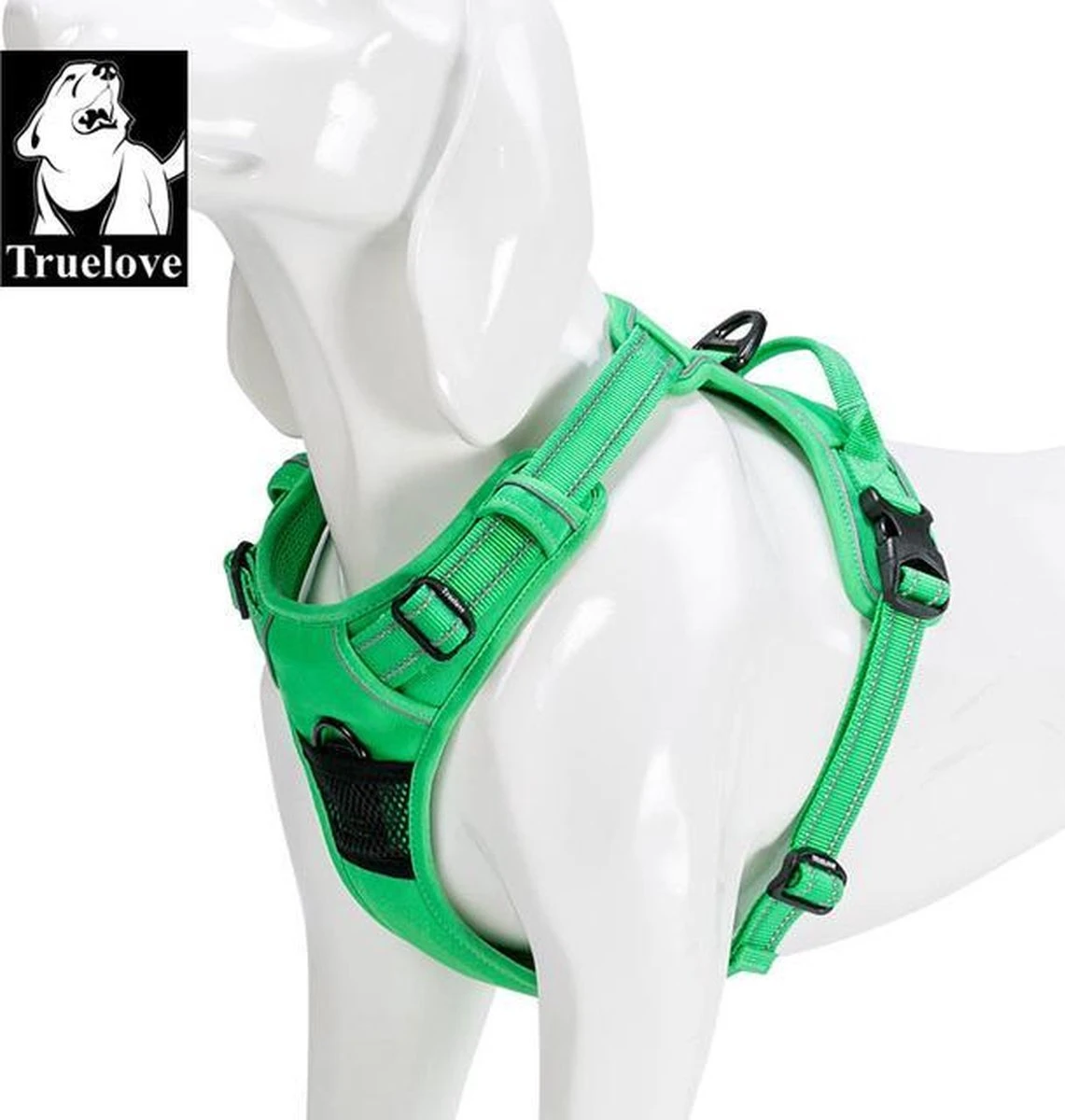 Truelove Hondenharnas Country S 43-56cm Groen 1 Truelove Hondenharnas Country S 43-56cm Groen